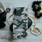 Olive Green and White Camouflage Printed Slim Cases and Cover for Galaxy A70