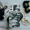 Olive Green and White Camouflage Printed Slim Cases and Cover for OnePlus 9R