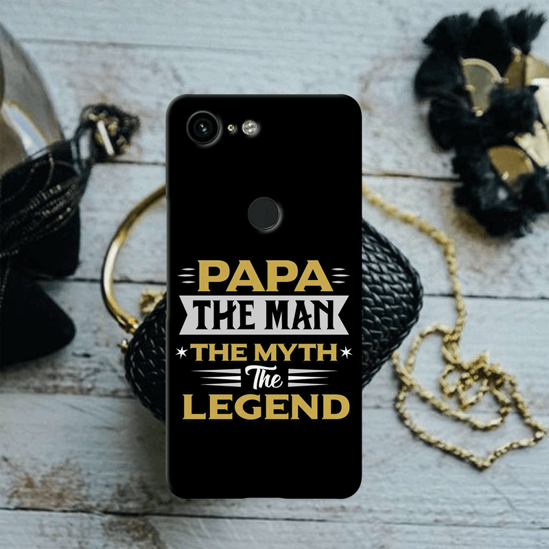 Papa the legend Printed Slim Cases and Cover for Pixel 3