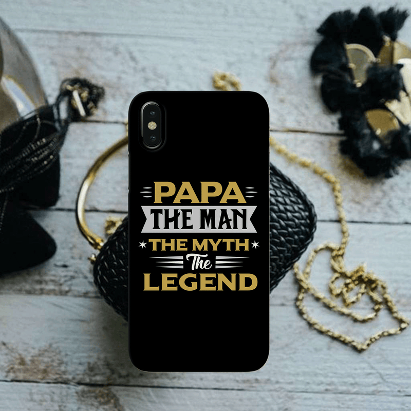 Papa the legend Printed Slim Cases and Cover for iPhone X