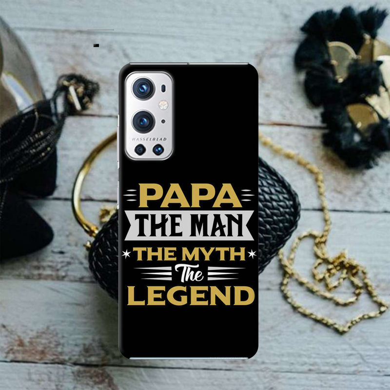 Papa the legend Printed Slim Cases and Cover for OnePlus 9R