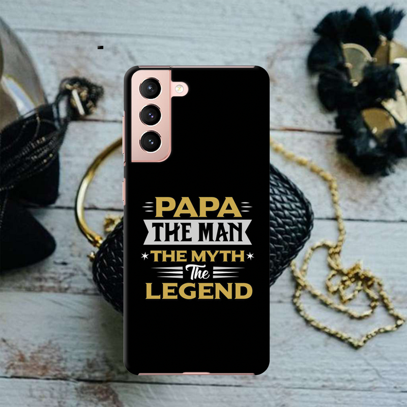 Papa the legend Printed Slim Cases and Cover for Galaxy S21