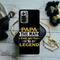 Papa the legend Printed Slim Cases and Cover for Redmi Note 10 Pro