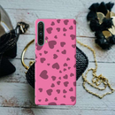 Pink Hearts Printed Slim Cases and Cover for OnePlus Nord CE 5G