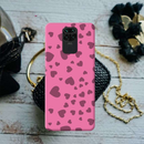 Pink Hearts Printed Slim Cases and Cover for Redmi Note 9