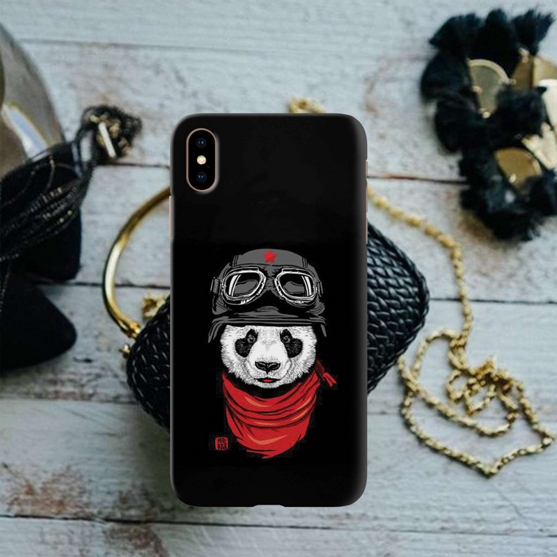 Rider Panda Printed Slim Cases and Cover for iPhone XS Max