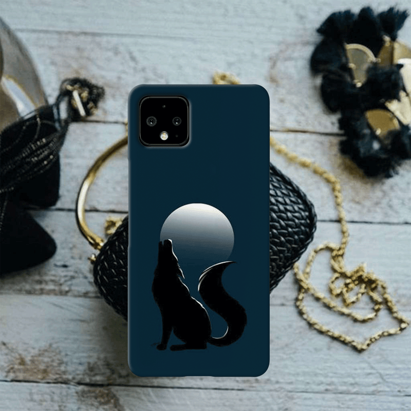 Wolf howling Printed Slim Cases and Cover for Pixel 4