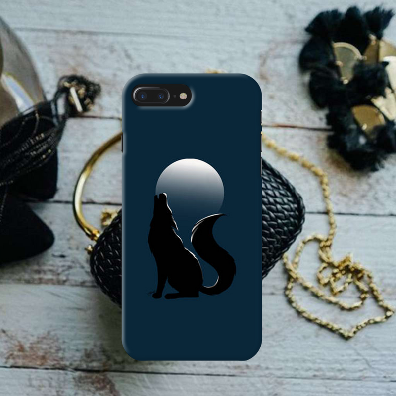 Wolf howling Printed Slim Cases and Cover for iPhone 8 Plus