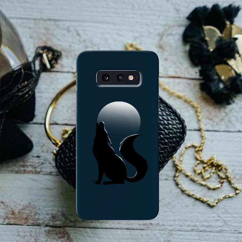 Wolf howling Printed Slim Cases and Cover for Galaxy S10E