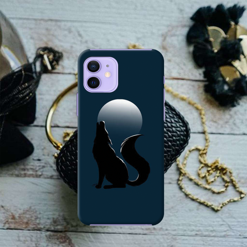 Wolf howling Printed Slim Cases and Cover for iPhone 12