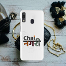 Chai Nagri Printed Slim Cases and Cover for Galaxy A20