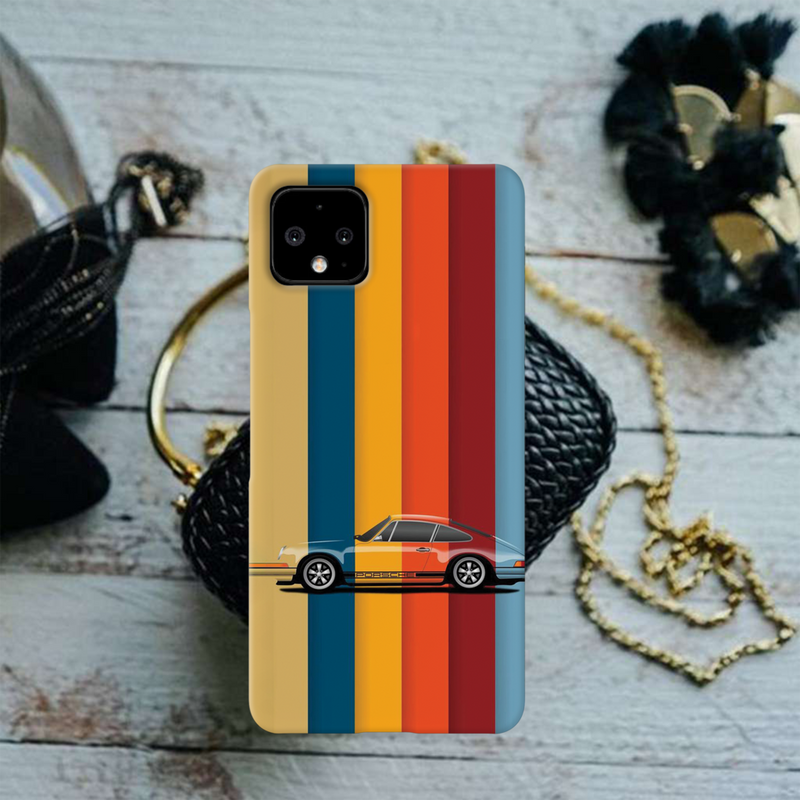 Vintage car Printed Slim Cases and Cover for Pixel 4
