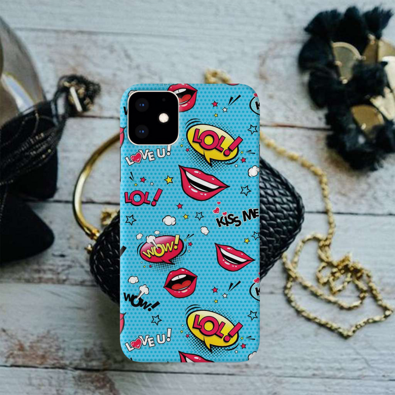 Kiss me Printed Slim Cases and Cover for iPhone 11