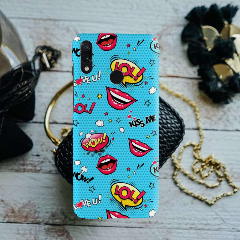 Kiss me Printed Slim Cases and Cover for Redmi Note 7 Pro