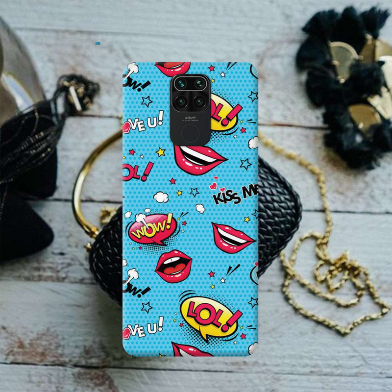 Kiss me Printed Slim Cases and Cover for Redmi Note 9