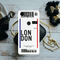 London Ticket Printed Slim Cases and Cover for Pixel 3