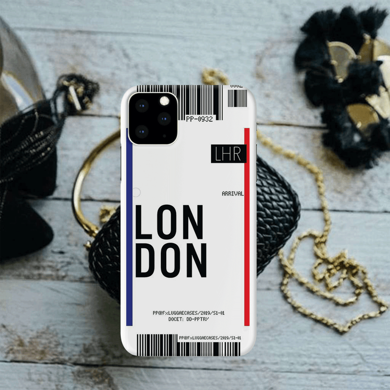 London Ticket Printed Slim Cases and Cover for iPhone 11 Pro