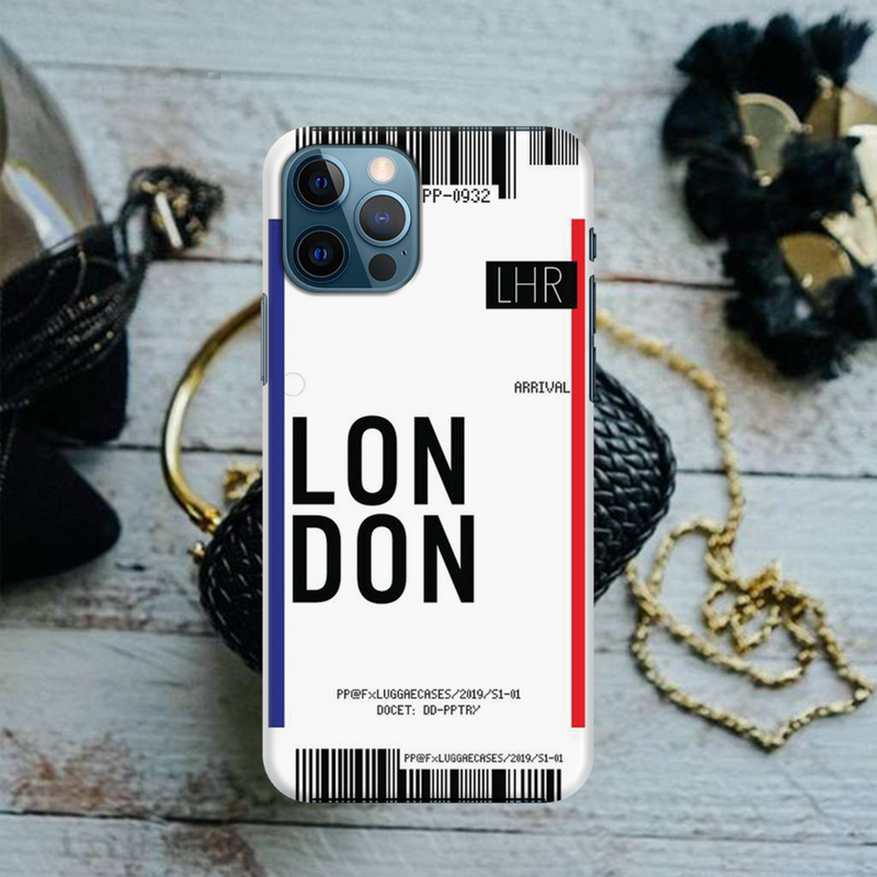 London Ticket Printed Slim Cases and Cover for iPhone 12 Pro Max