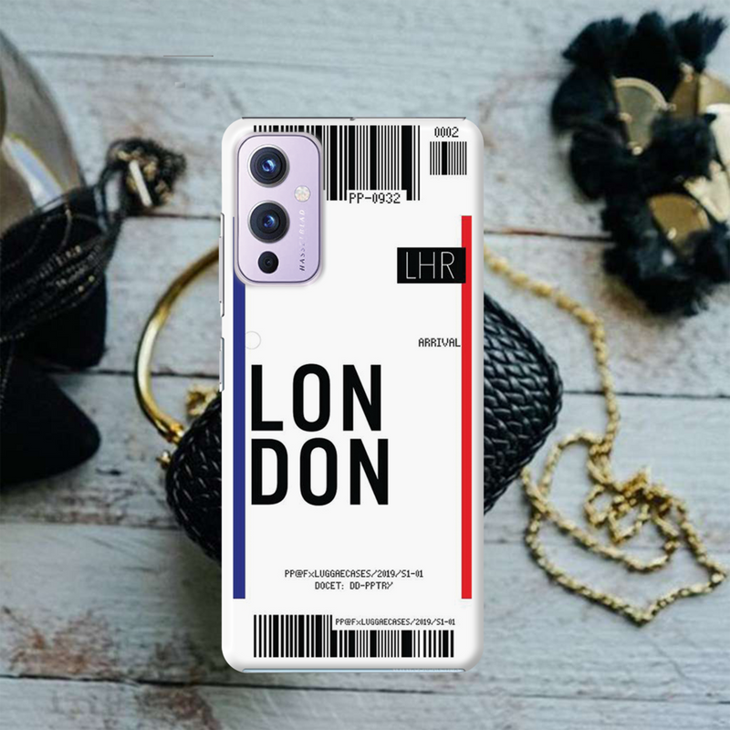 London Ticket Printed Slim Cases and Cover for OnePlus 9