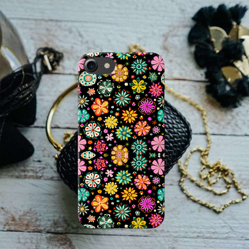 Night Florals Printed Slim Cases and Cover for iPhone 8