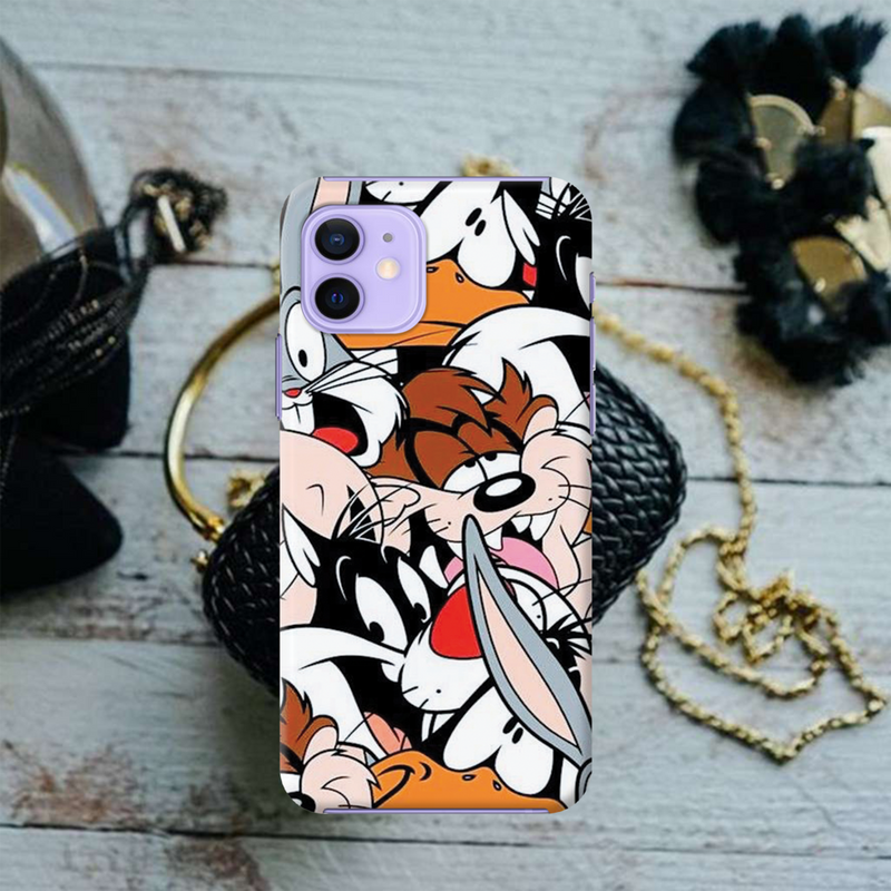 Looney Toons pattern Printed Slim Cases and Cover for iPhone 12 Mini