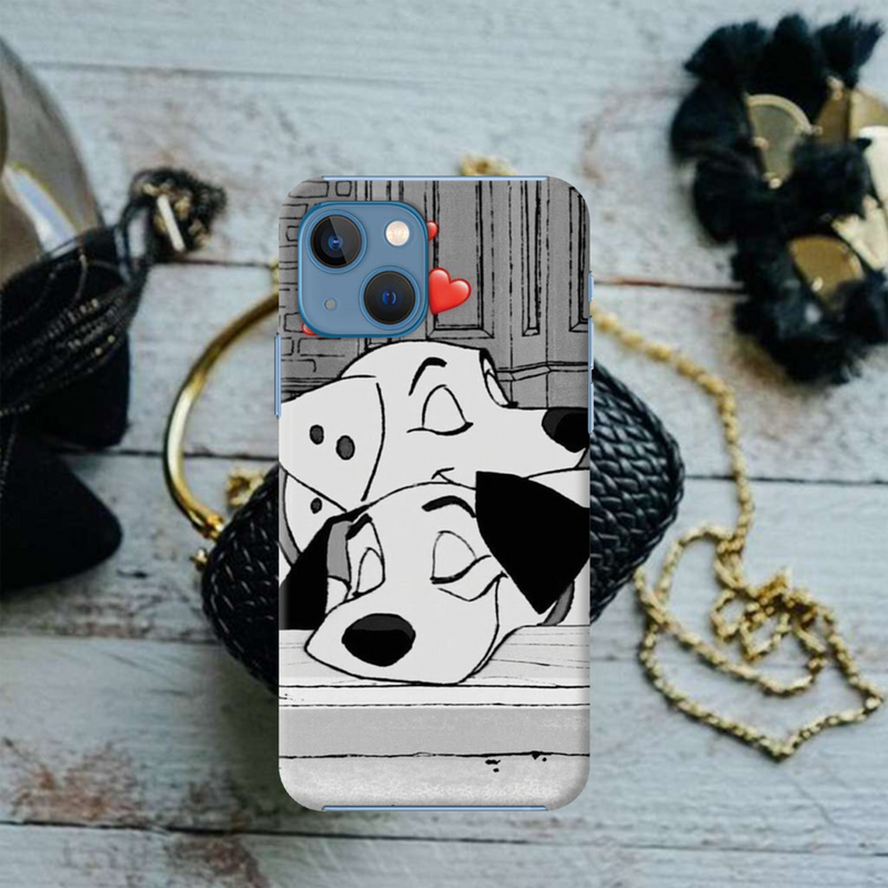 Dogs Love Printed Slim Cases and Cover for iPhone 13