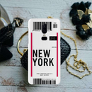 New York ticket Printed Slim Cases and Cover for OnePlus 6