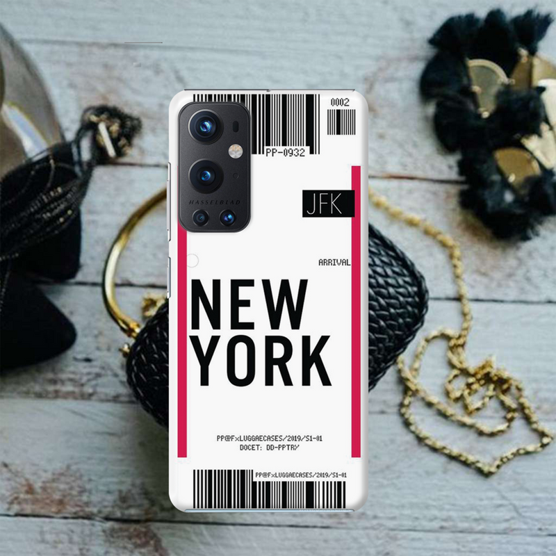 New York ticket Printed Slim Cases and Cover for OnePlus 9 Pro