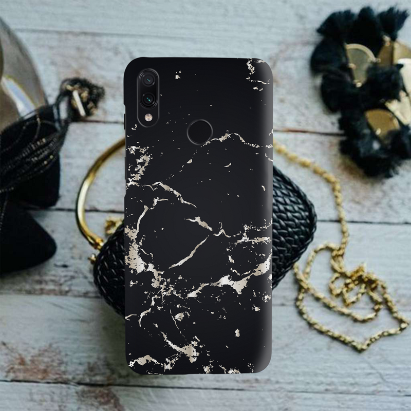 Dark Marble Printed Slim Cases and Cover for Redmi Note 7 Pro