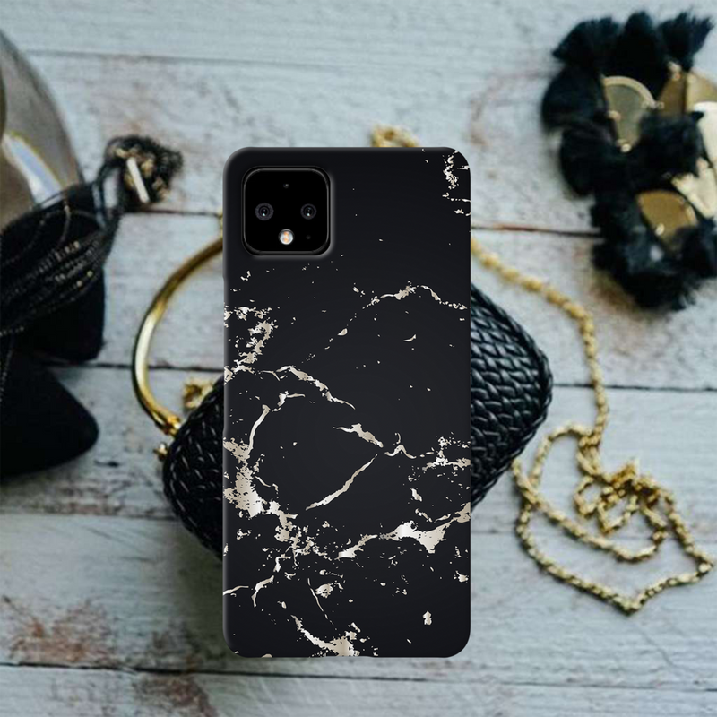 Dark Marble Printed Slim Cases and Cover for Pixel 4 XL