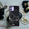 Dark Marble Printed Slim Cases and Cover for iPhone 12 Mini