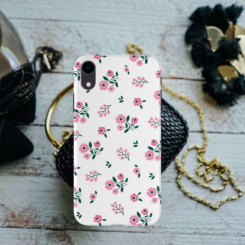 Pink florals Printed Slim Cases and Cover for iPhone XR