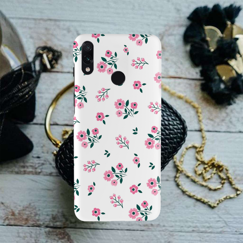 Pink florals Printed Slim Cases and Cover for Redmi Note 7 Pro