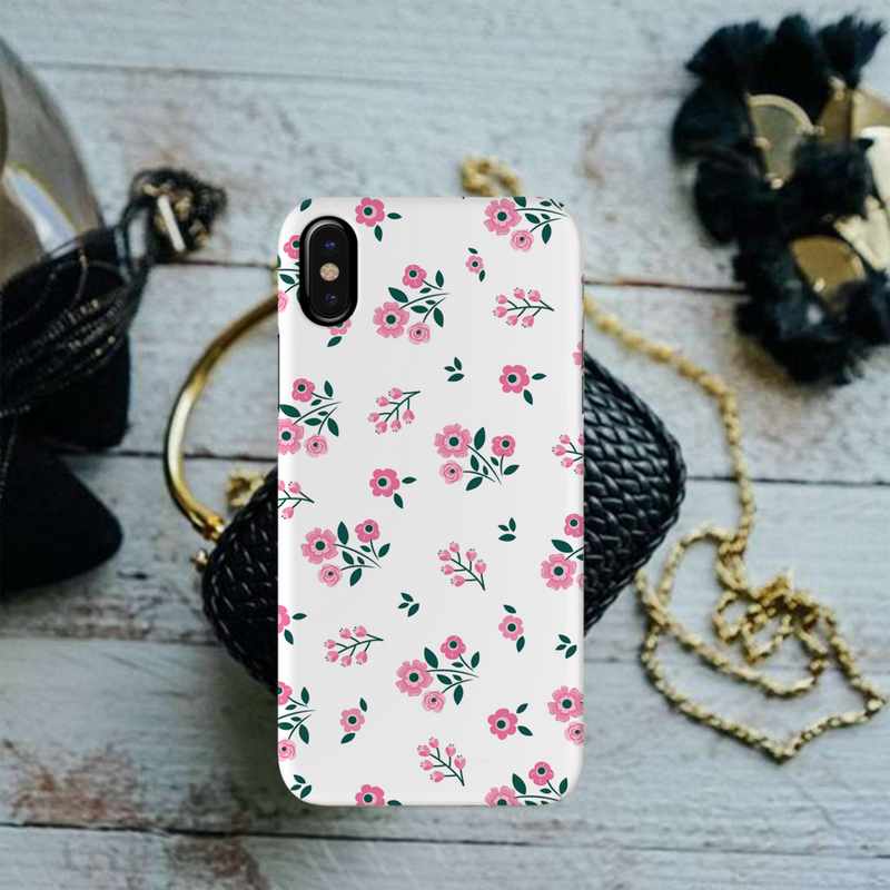 Pink florals Printed Slim Cases and Cover for iPhone X