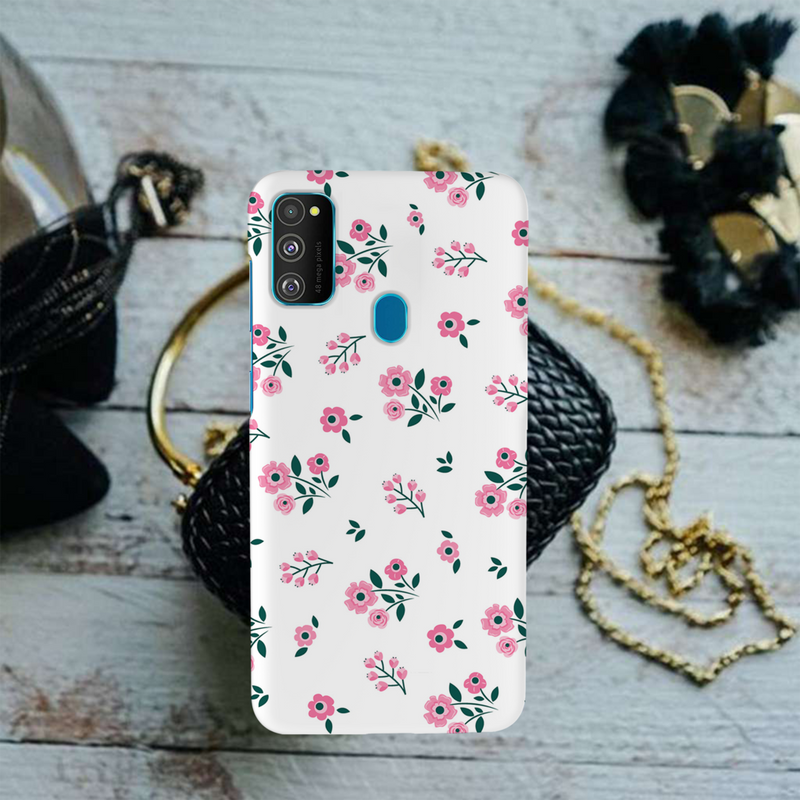 Pink florals Printed Slim Cases and Cover for Galaxy M30S