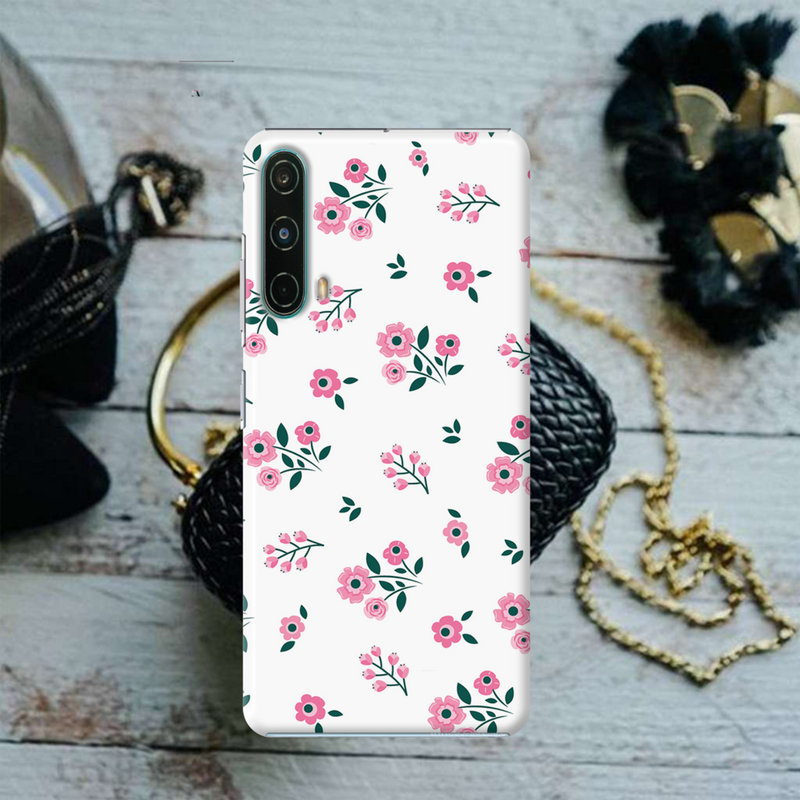 Pink florals Printed Slim Cases and Cover for OnePlus Nord CE 5G