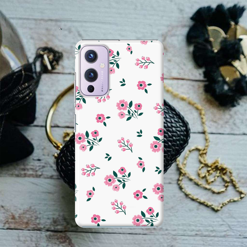 Pink florals Printed Slim Cases and Cover for OnePlus 9