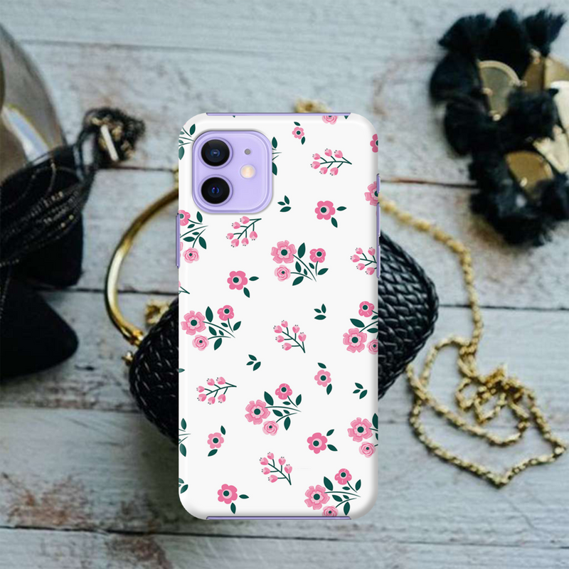 Pink florals Printed Slim Cases and Cover for iPhone 12 Mini