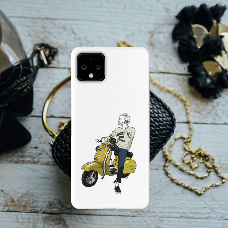 Scooter 75 Printed Slim Cases and Cover for Pixel 4