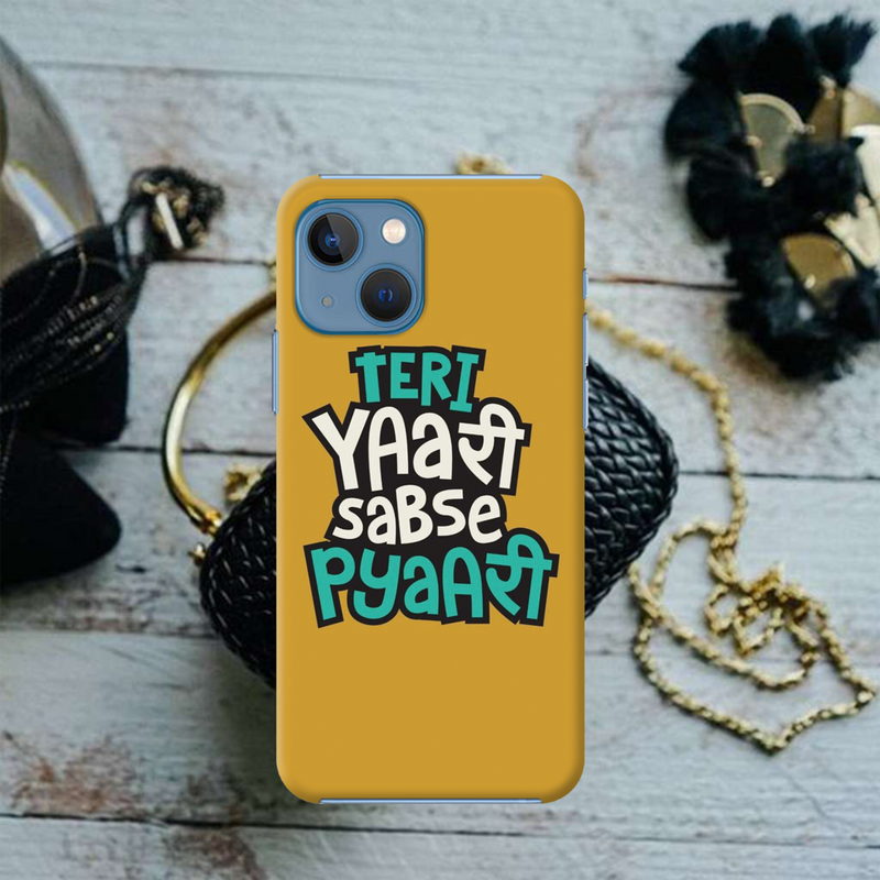 Teri Yari sabse pyari Printed Slim Cases and Cover for iPhone 13