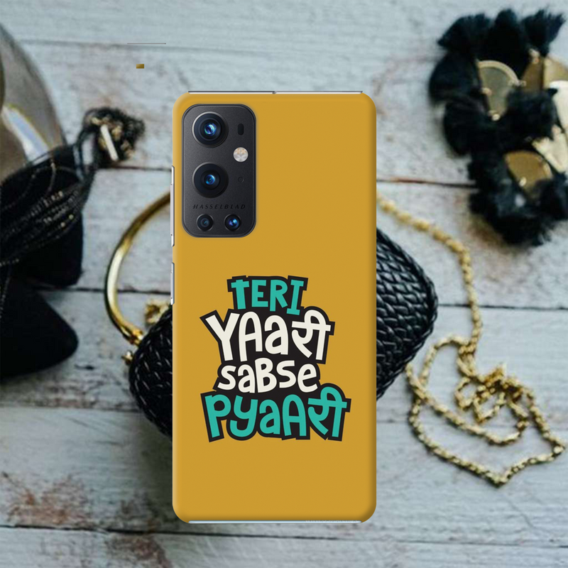 Teri Yari sabse pyari Printed Slim Cases and Cover for OnePlus 9 Pro