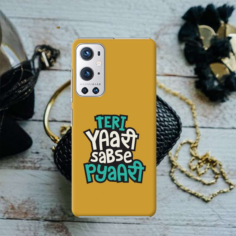 Teri Yari sabse pyari Printed Slim Cases and Cover for OnePlus 9R