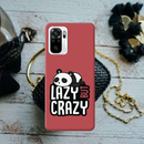Lazy but crazy Printed Slim Cases and Cover for Redmi Note 10