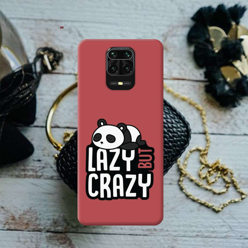 Lazy but crazy Printed Slim Cases and Cover for Redmi Note 9 Pro Max