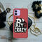Lazy but crazy Printed Slim Cases and Cover for iPhone 12 Mini