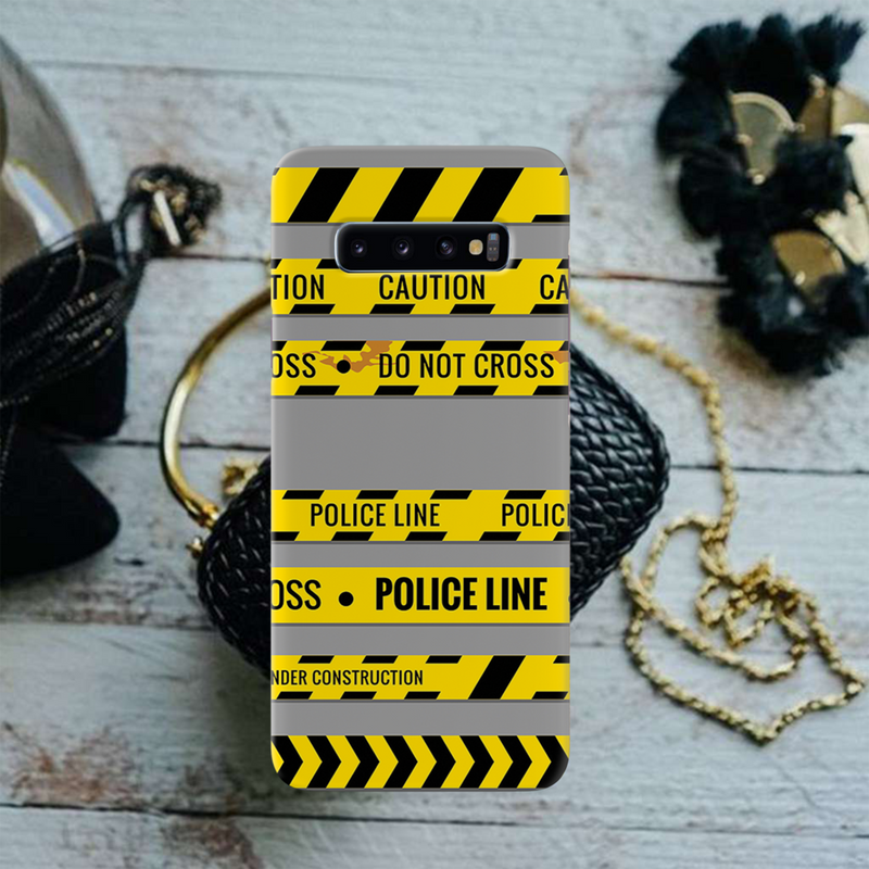 Police line Printed Slim Cases and Cover for Galaxy S10 Plus