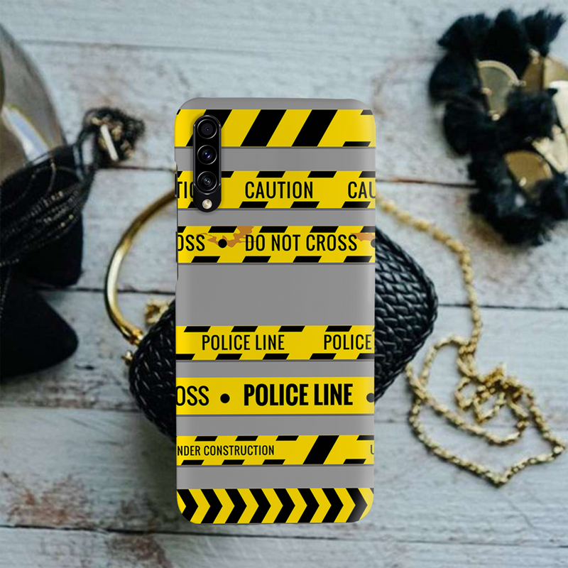Police line Printed Slim Cases and Cover for Galaxy A50