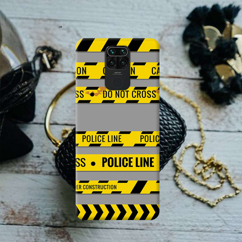 Police line Printed Slim Cases and Cover for Redmi Note 9