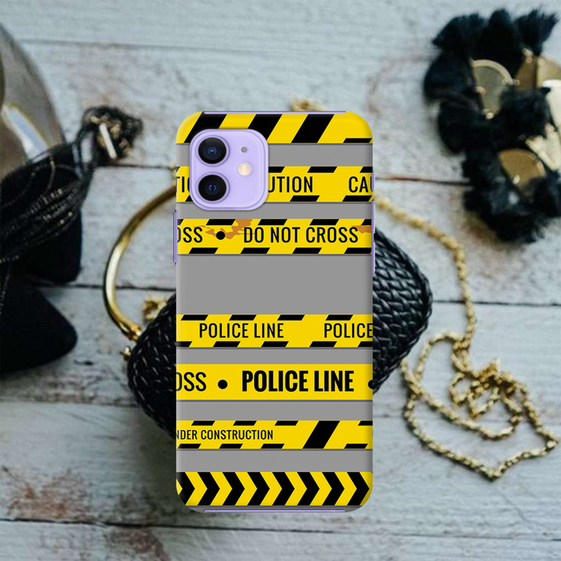 Police line Printed Slim Cases and Cover for iPhone 12