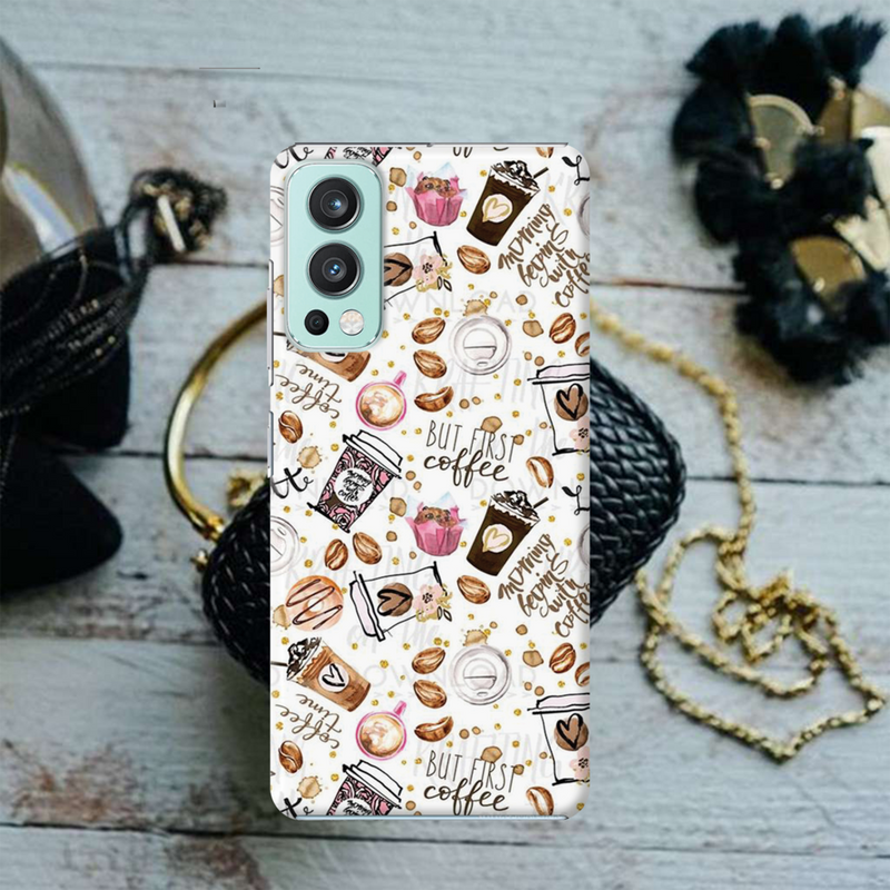 Coffee first Printed Slim Cases and Cover for OnePlus Nord 2